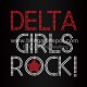 Delta Girls Rock Iron On Rhinestone Heat Transfers